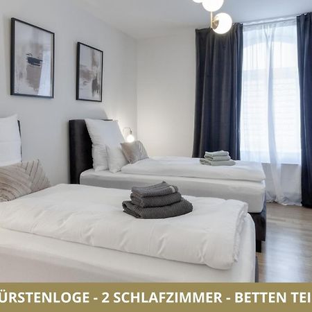 Neu Fewo Fuerstenloge 1-6 Pers Hinter Dem Markgraeflichen Opernhaus - 2 Schlafzimmer Mit Boxspringbetten 4 Einzel Oder 2 Doppelbetten, Balkon Und Einbaukueche, Barrierearm Байройт Екстер'єр фото
