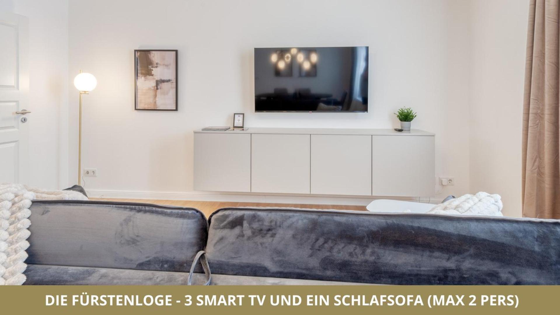 Neu Fewo Fuerstenloge 1-6 Pers Hinter Dem Markgraeflichen Opernhaus - 2 Schlafzimmer Mit Boxspringbetten 4 Einzel Oder 2 Doppelbetten, Balkon Und Einbaukueche, Barrierearm Байройт Екстер'єр фото